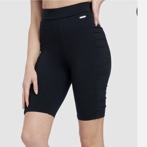 Bebe Logo Second Skin Biker Shorts